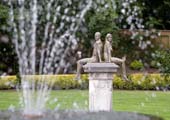 Bronze Sculpture, contemporary nude figure, Garden